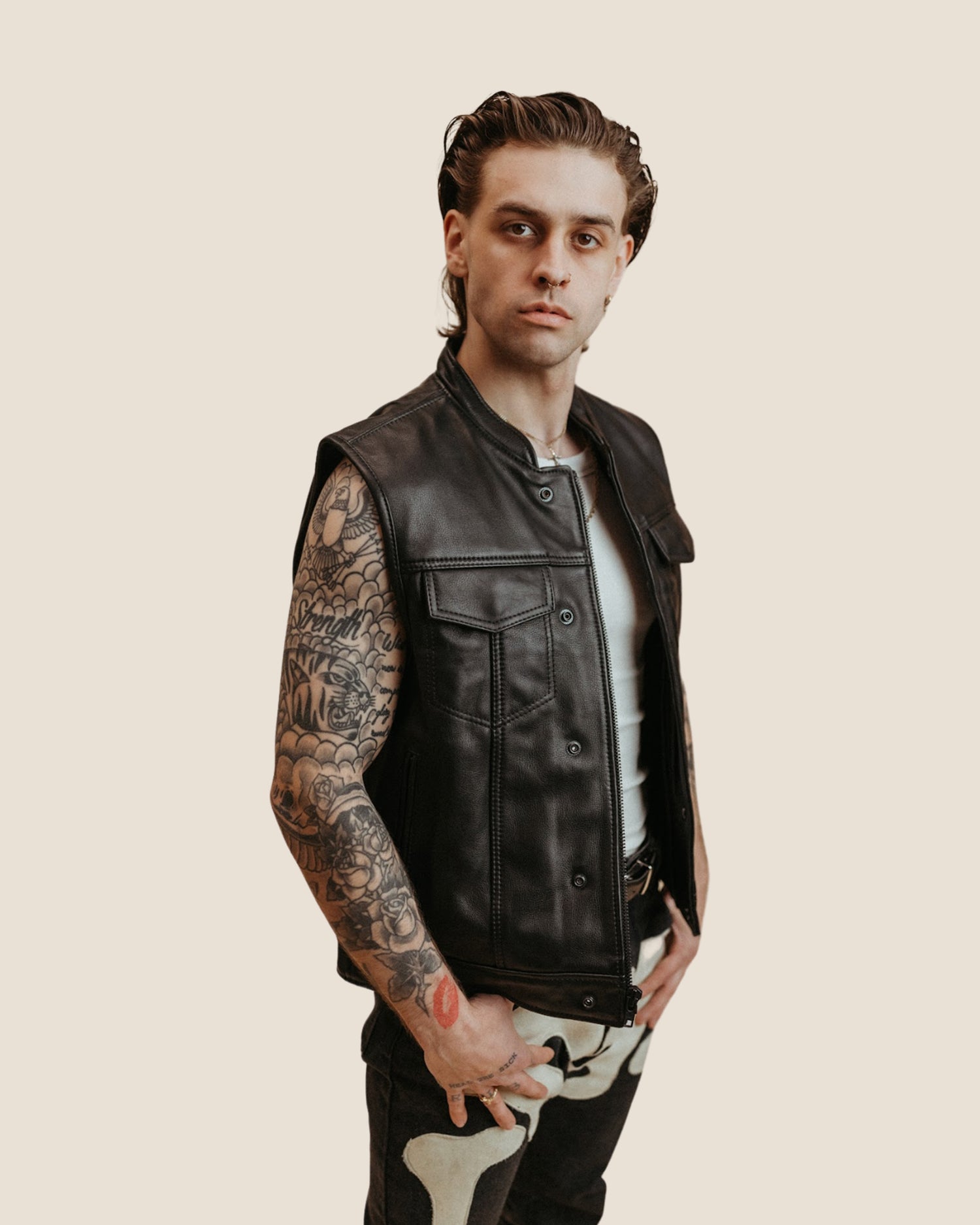 Brooks 397 Outlaw leather vest