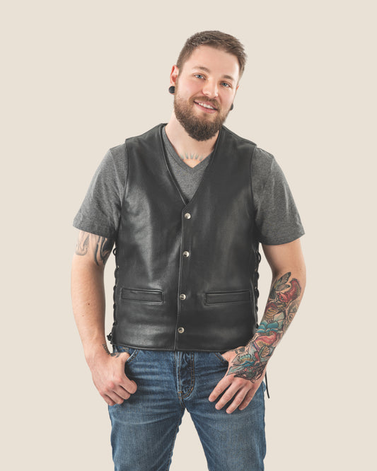 375 TRADITIONAL SIDE LACE VEST