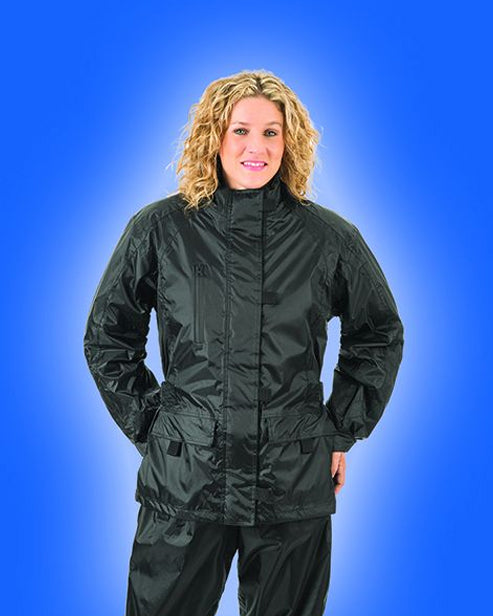 RSLB Ladies Black Rain Suit